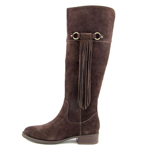 Inc. International Concepts Brown Tall Fringe Boot - Picture 2 of 6